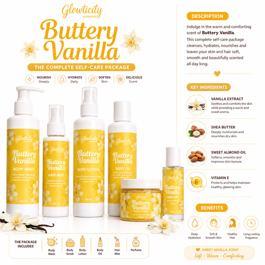 Buttery Vanilla Complete Self-Care Package