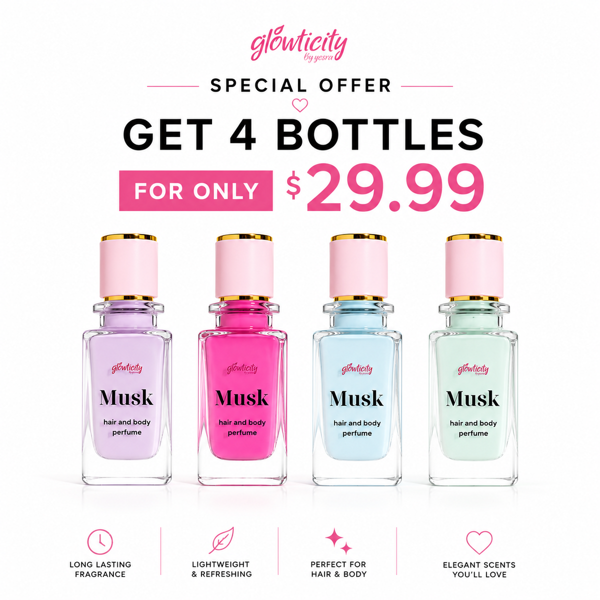 Best Seller Bundle – Hair & Body Perfumes