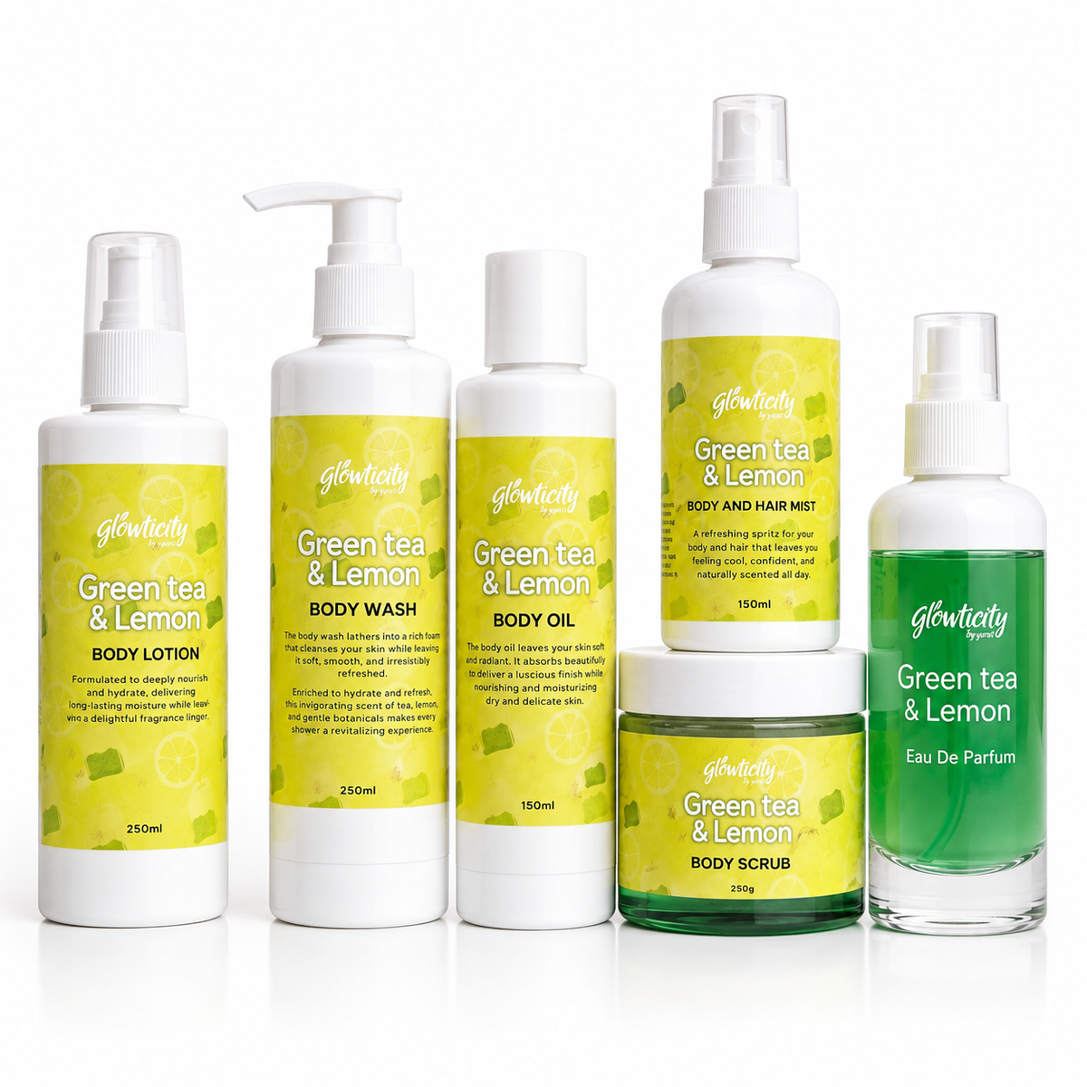 Green Tea & Lemon Complete Self-Care Package