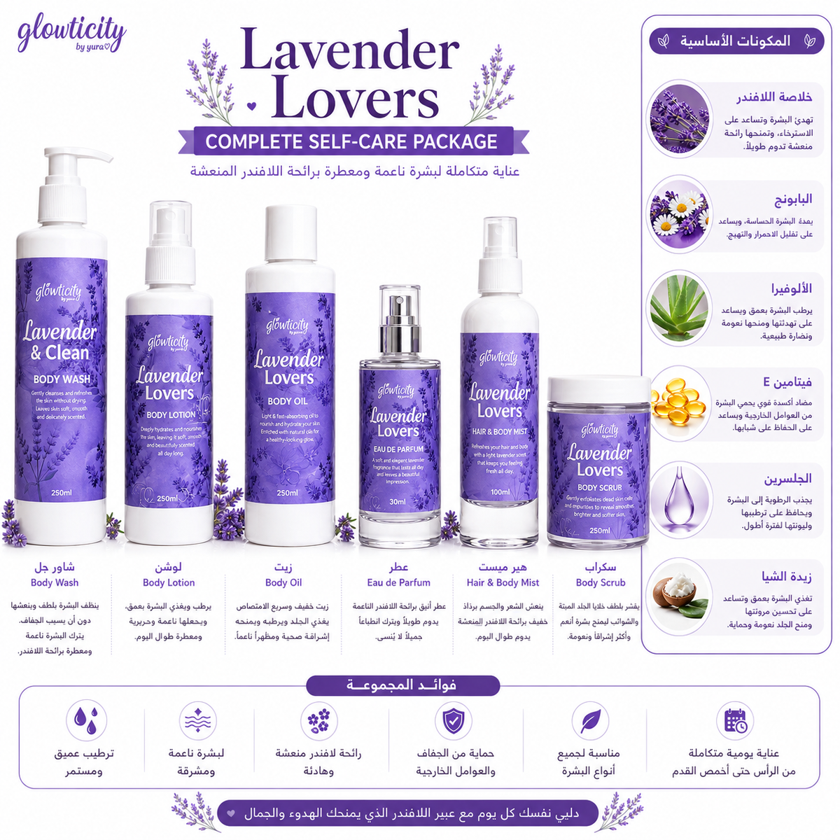 Lavender Lovers Complete Self-Care Package