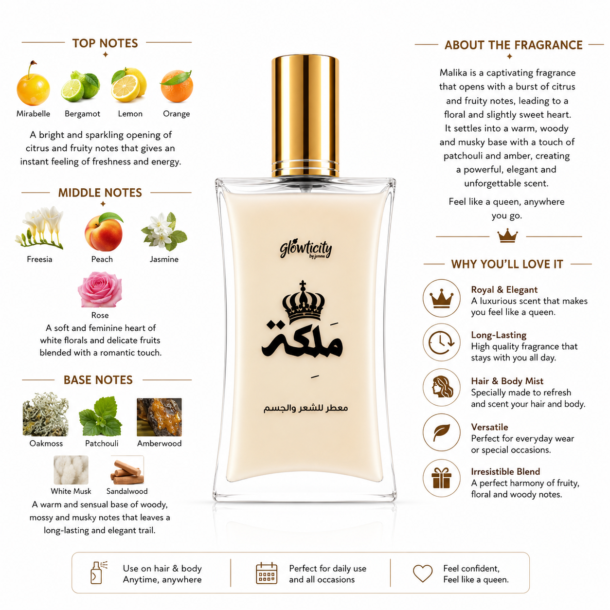 Malika – Hair & Body Perfume