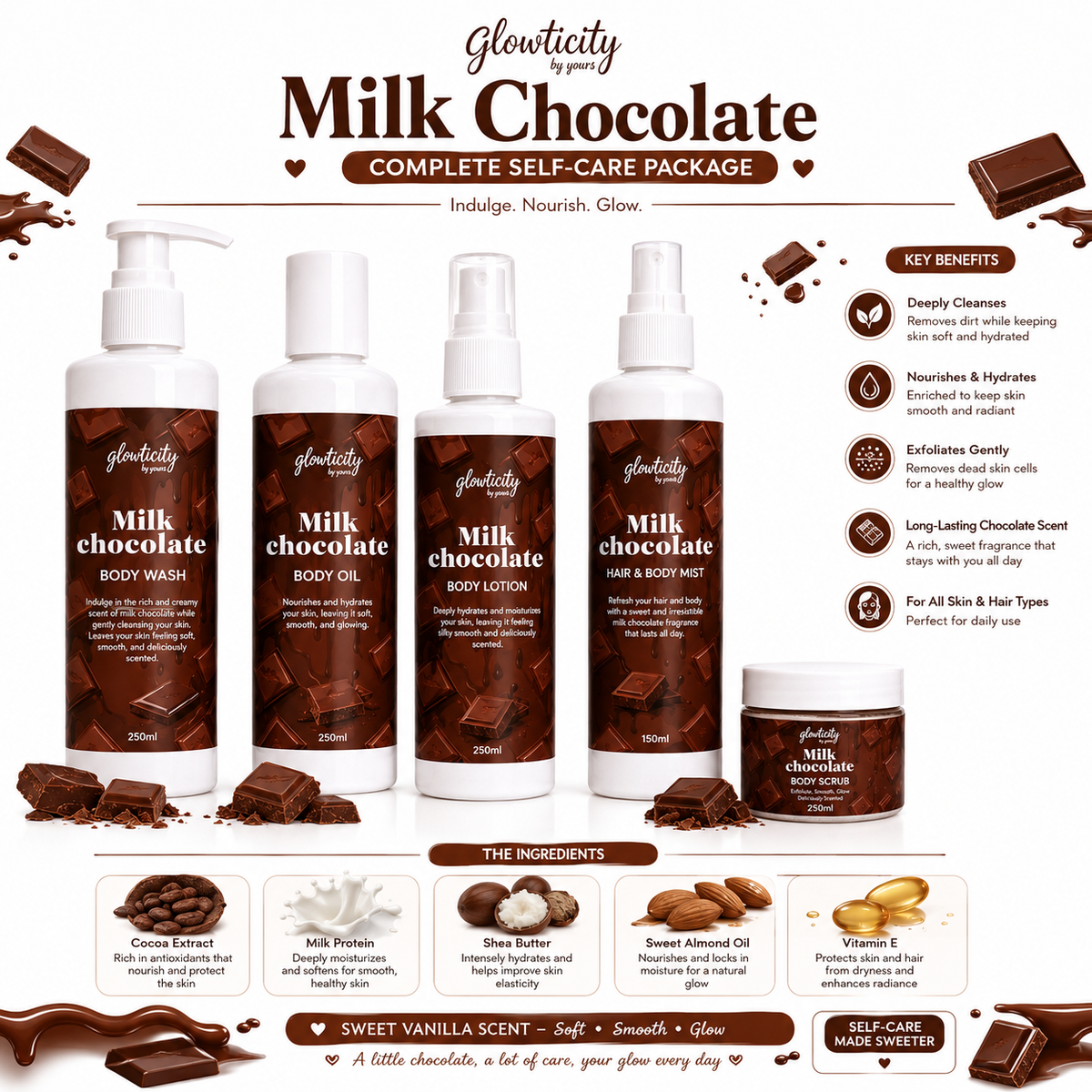 Milk Chocolate Complete Self-Care Package