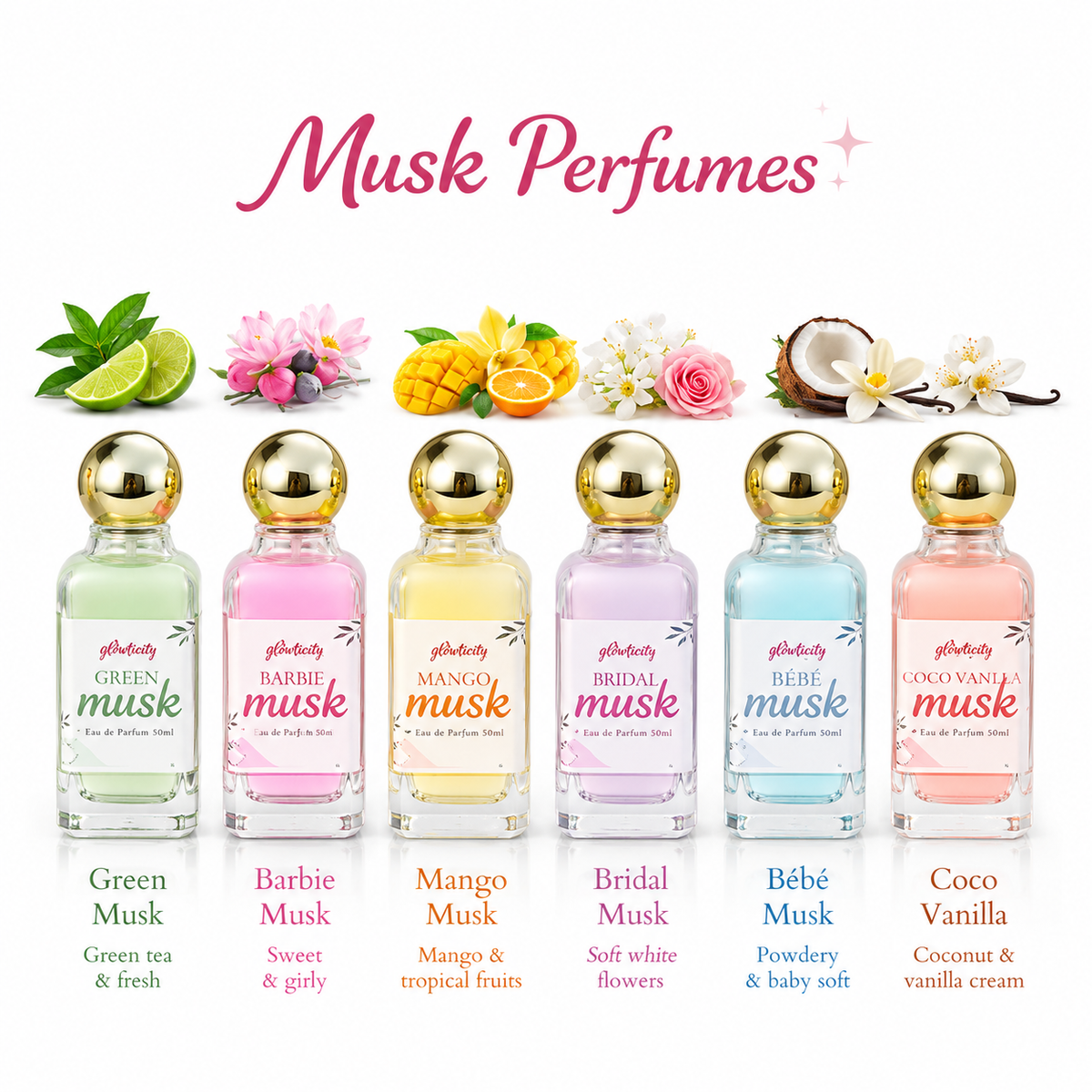 Musk & Oud Collection – Hair & Body Perfumes