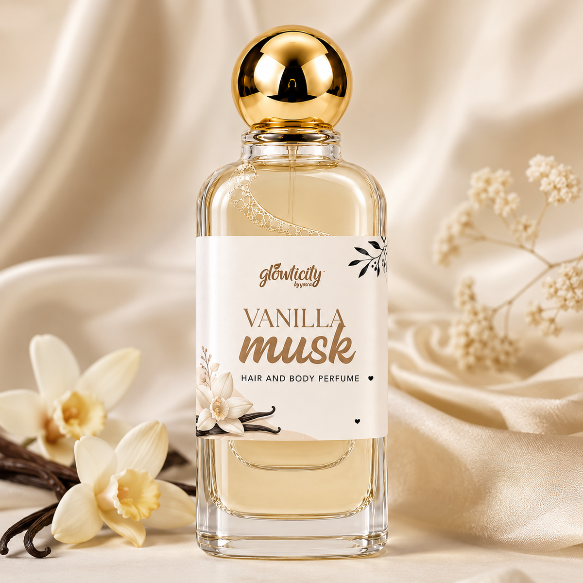 Musk & Oud Hair & Body Perfume – Vanilla Musk