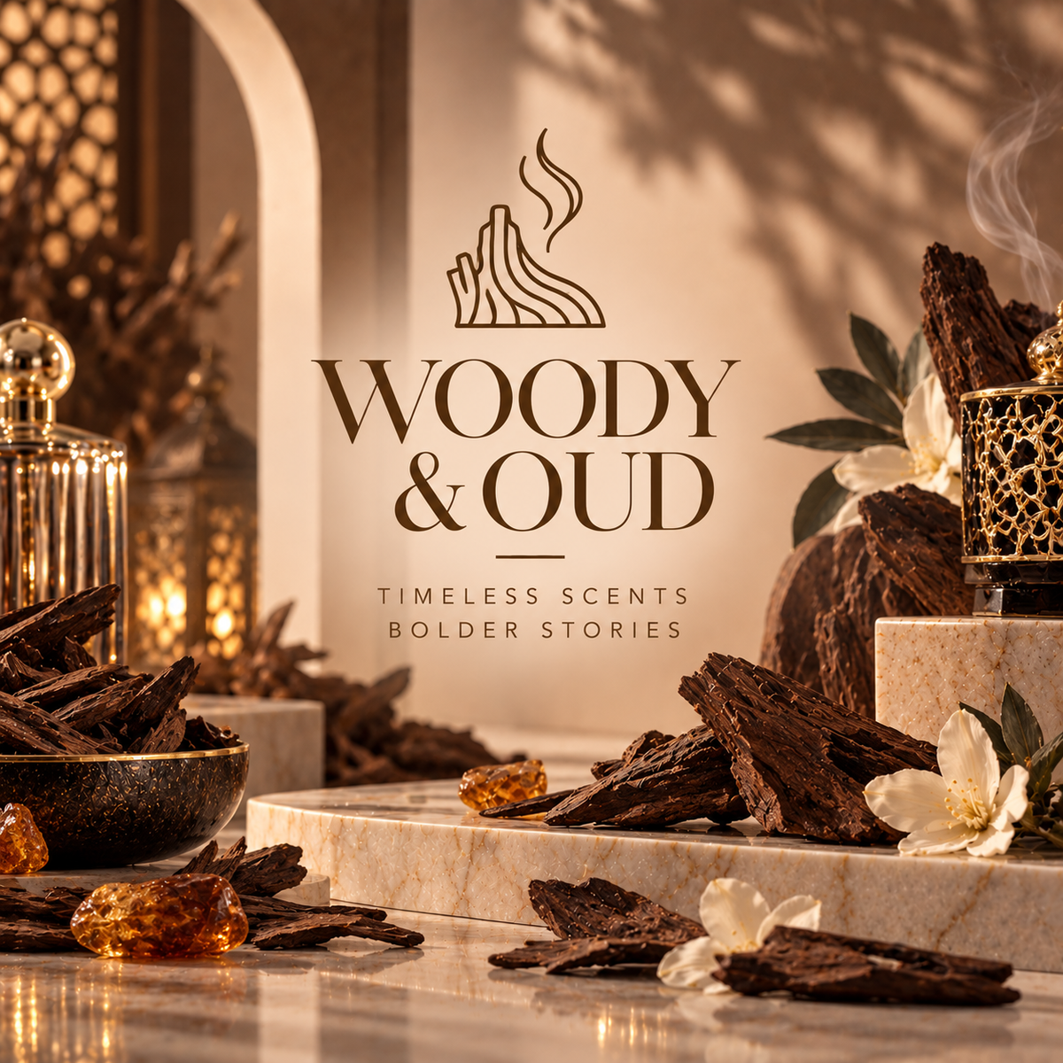 Woody and Oud scent family