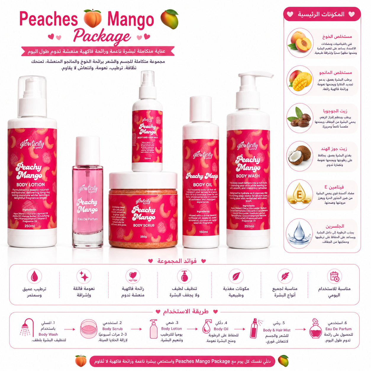Peachy Mango Complete Self-Care Package