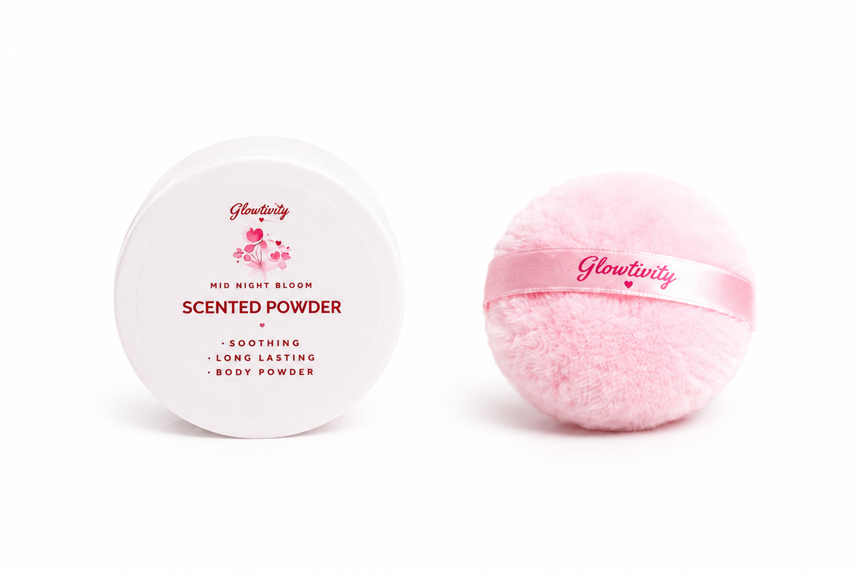 Scented Powder + Powder Puff